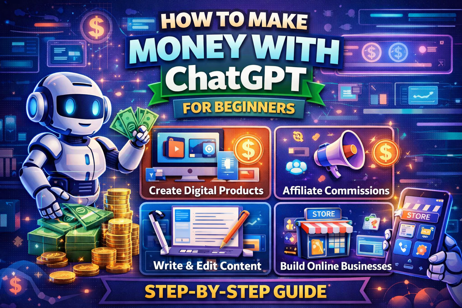 How to Make Money with ChatGPT for Beginners (Step-by-Step Guide ...